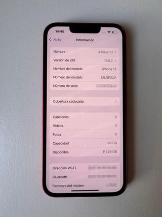 iPhone 13 Rojo 128GB
