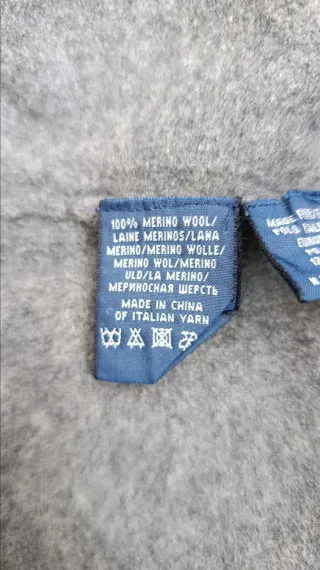 Chaleco lana merino Ralph Lauren gris