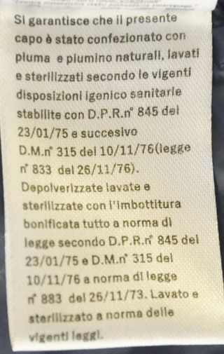 Chaqueta plumas Yes-Zee Talla XXL