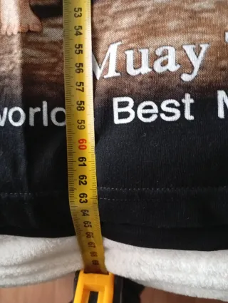 Camiseta Muay Thai Negra Talla M