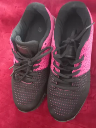 Zapatillas deportivas mujer negras y rosas