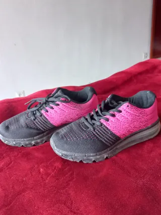 Zapatillas deportivas mujer negras y rosas