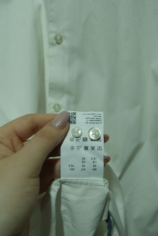 Camicia Hugo Boss Uomo Taglia 42 Bianca