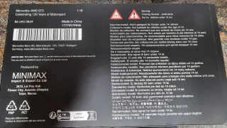 Maqueta Mercedes-AMG GT3 1:18