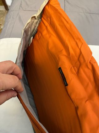 Borsa tracolla Lowepro verde e arancione. Per pc