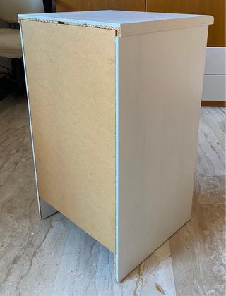 2 Mesitas de Noche Blancas Madera