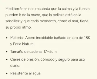 Pulsera perlas Bésame Muxo