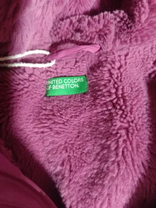 Chaqueta Benetton Rosa Talla 4-5 Años