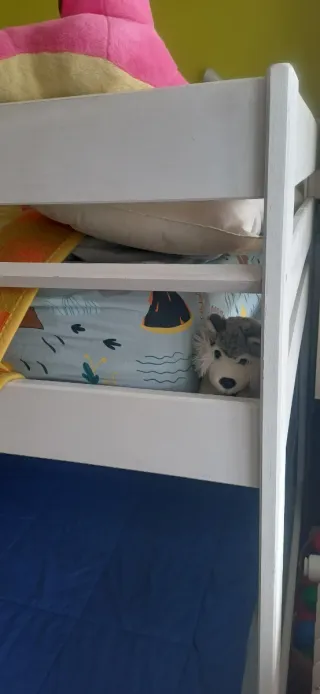 Litera 2 metros por 1.10 madera LUFE Con cajonera