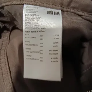 Pantaloni Uniqlo donna beige