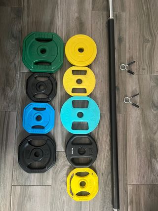 Discos de pesas bodypump 2.5kg y 1.25kg