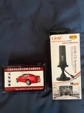 Cámara trasera coche y Antena TV DVB-T2