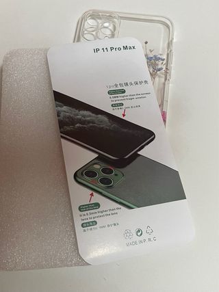 Cover floreale trasparente per iPhone 11 pro max
