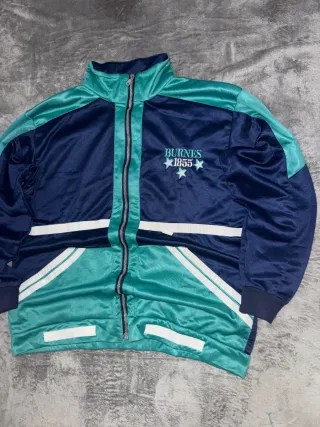 Chaqueta Chandal Classic Retro Y2K BURNES azul XXL