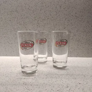 Set 3 Bicchieri Peroni
