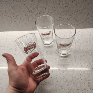 Set 3 Bicchieri Peroni