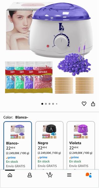 Calentador de cera Lazy Lady