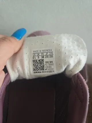 Tenis Adidas Rosa y Blanco