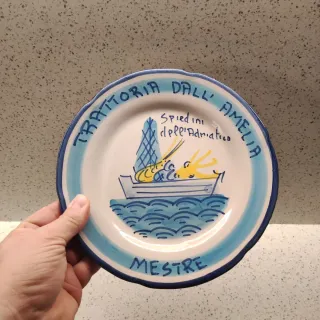 Piatto Trattoria dall'Amelia Mestre