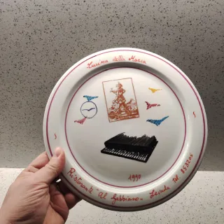 Piatto decorativo Morette alla Matisse