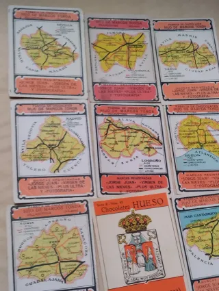 Lote de cromos antiguos