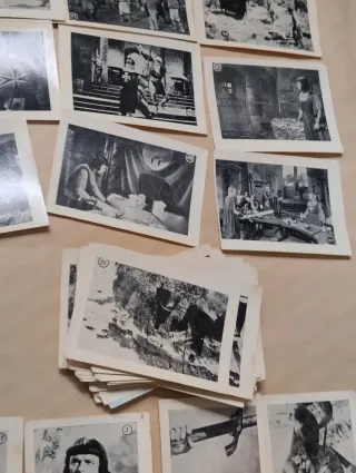 Lote de 62 cromos de cine antiguo