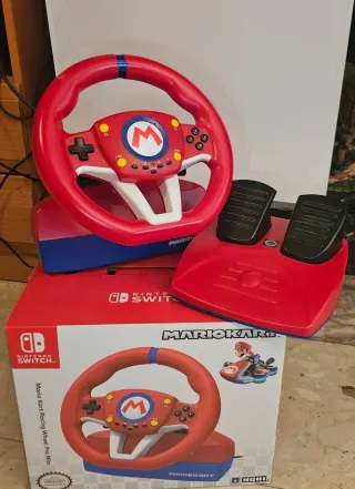Volante y Pedales Super Mario Kart