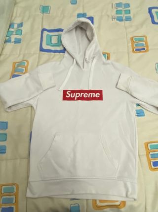 Sudadera Supreme Blanca