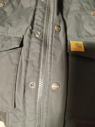 Chaqueta Carhartt Negra con Capucha XS/S