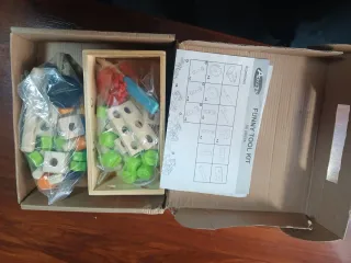 Juego de Construcción Funny Tool Kit Madera