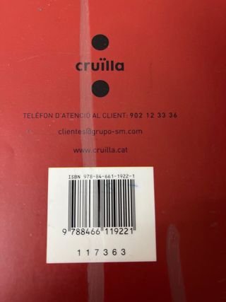 Llengua catalana i literatura, 1 Batxillerat 2017