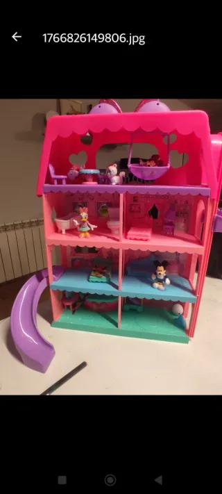 Hotel de juguete Minnie Mouse