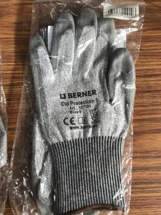 Guantes anticorte BERNER Talla 9 (3 pares)