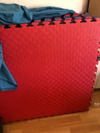 Tappeto Tatami Reversibile Blu/Rosso