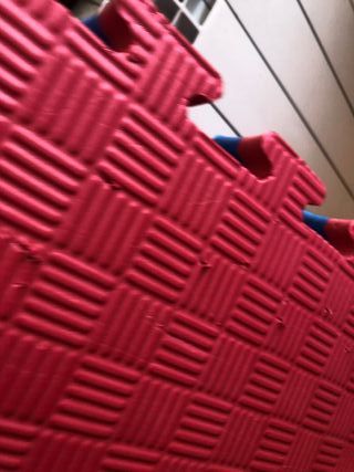 Tappeto Tatami Reversibile Blu/Rosso