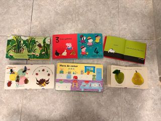 Pack cuentos para bebes y 3 libros con imanes