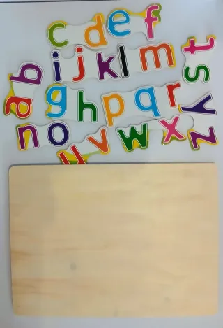 Puzzle de Madera Letras Mayúsculas