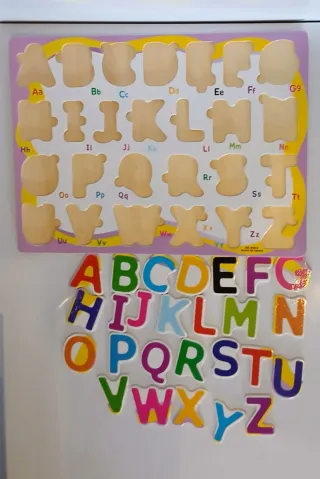 Puzzle de Madera Letras Mayúsculas