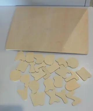 Puzzle de Madera Letras Mayúsculas