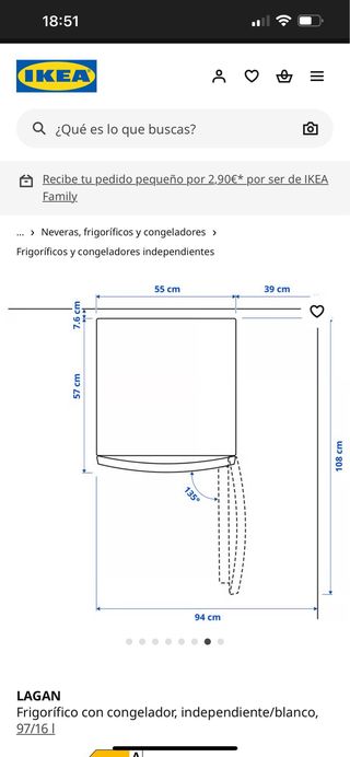Nevera pequeña blanca ikea