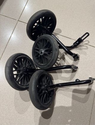 Ruedines bicicleta infantil negros