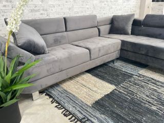 Sofá Rinconera Diseño Gris