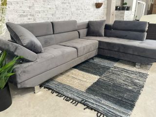 Sofá Rinconera Diseño Gris