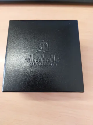 Reloj El Caballo Hombre Negro/Plata