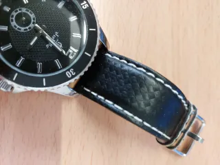 Reloj El Caballo Hombre Negro/Plata