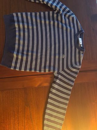 Jersey Lacoste Rayas Hombre Azul