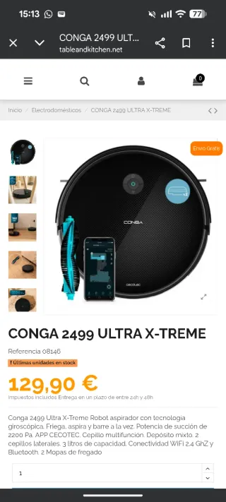 Conga Cecotec 2499 Ultra X-Treme