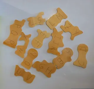 Puzzle Madera Letras Minúsculas