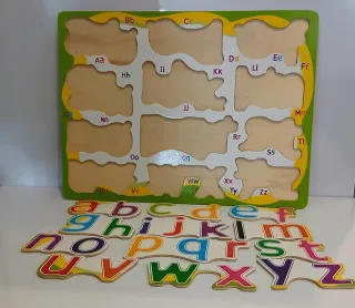 Puzzle Madera Letras Minúsculas