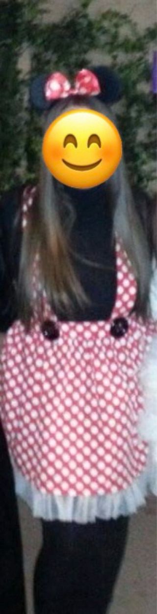 Disfraz Minnie Mouse hecho a mano.